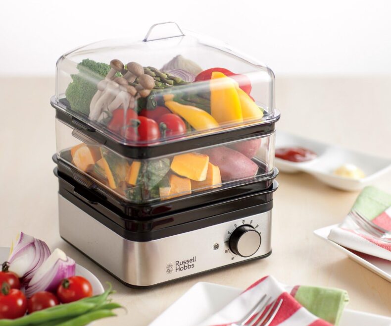 ラッセルホブスの電気スチームクッカーがすごいって本当?使い勝手や口コミを徹底調査!