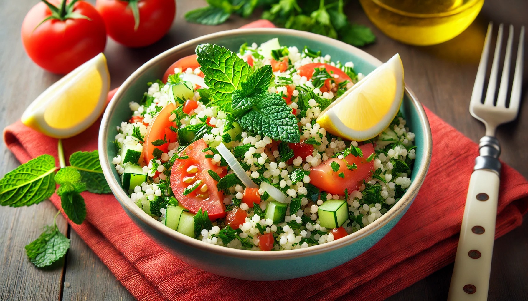 【フランス】レモンとハーブの爽やかサラダ【タブレ】