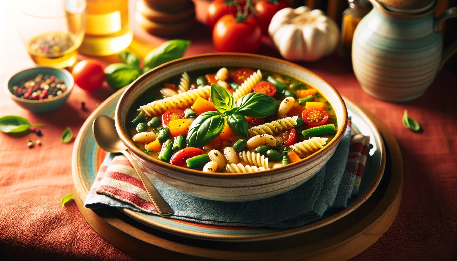 【フランス】バジルの香り広がる、ほっこりヘルシーな【ピストゥスープ】