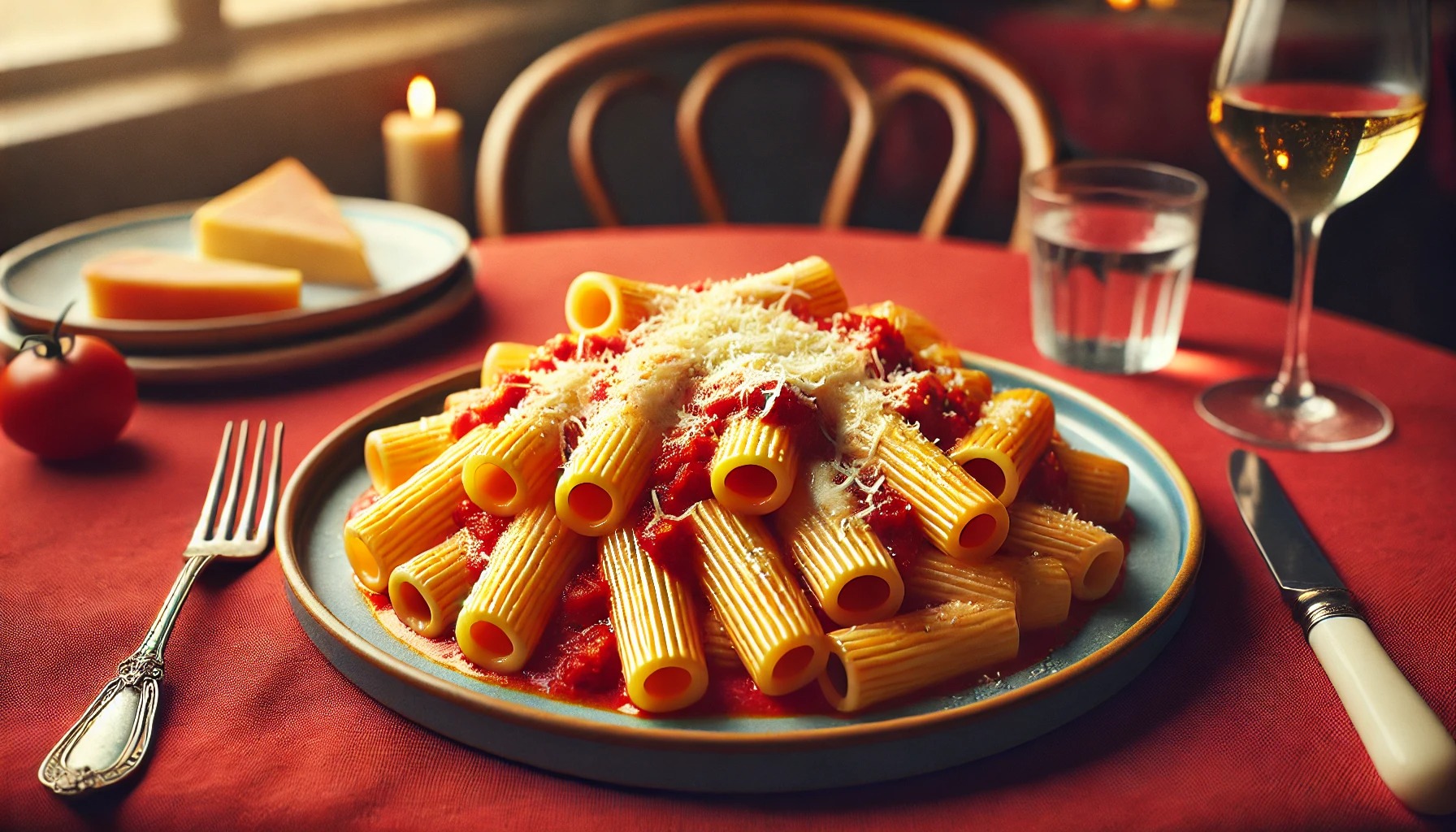 【イタリア】極旨ソースを絡めた大きなパスタ【リガトーニ・ジガンティ】