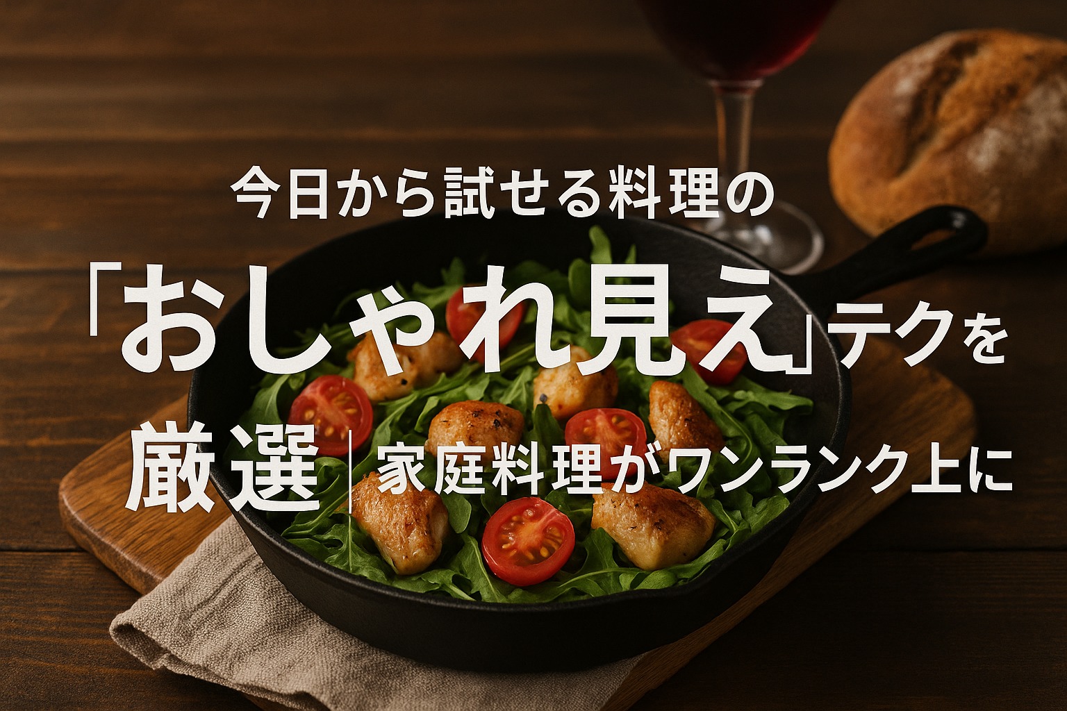 今日から試せる料理の“おしゃれ見え”テクを厳選｜家庭料理がワンランク上に