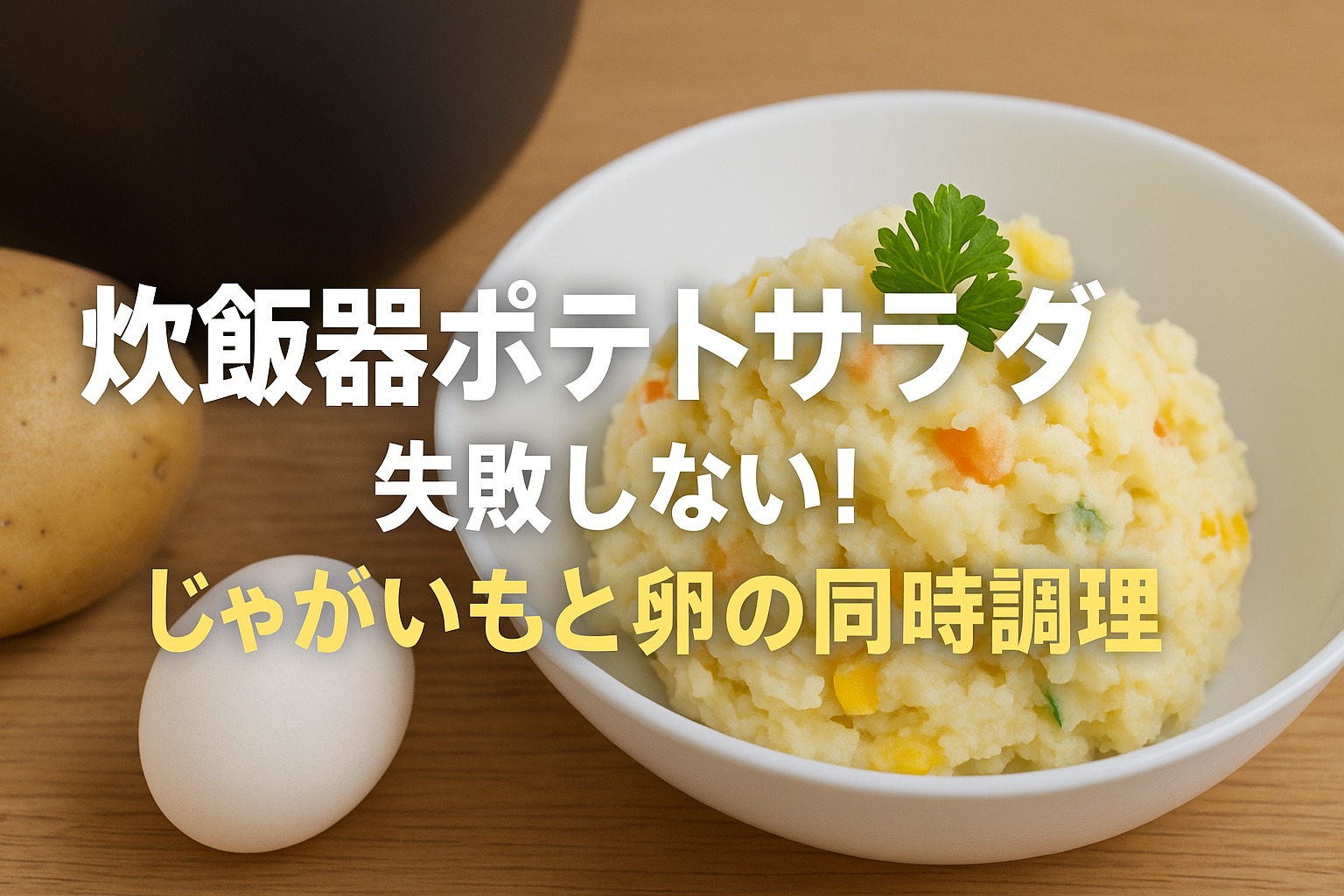 炊飯器ポテトサラダ｜失敗しない作り方と選び方のポイント